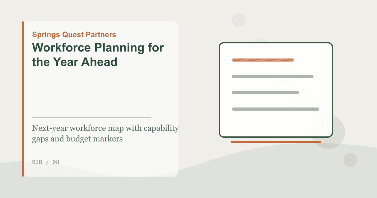 Organized HR operations workspace for SMB teams